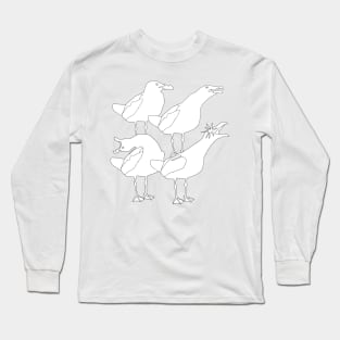 Seagull Meme Long Sleeve T-Shirt